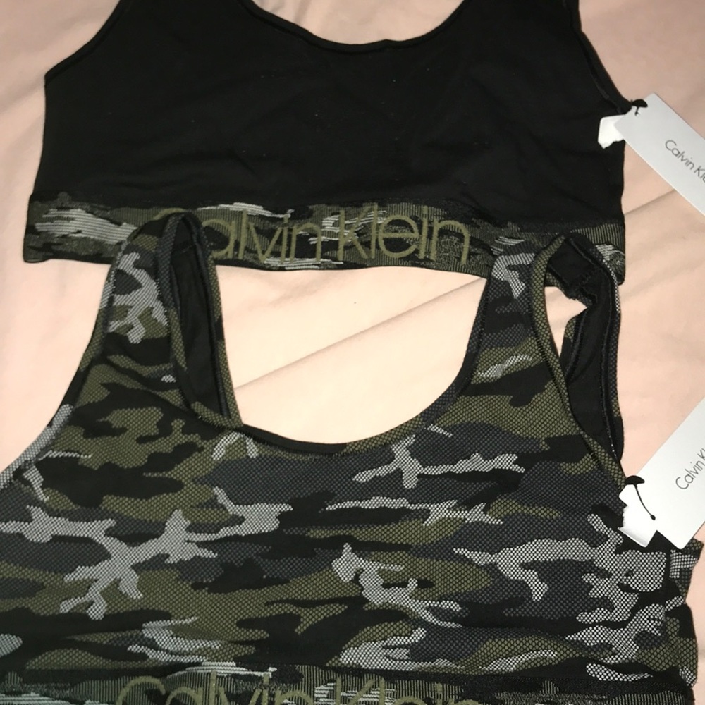 Two brand new Calvin Klein bras